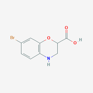 7-Bromo-3,4-dihydro-2H-benzo[b][1,4]oxazine-2-carboxylic acid