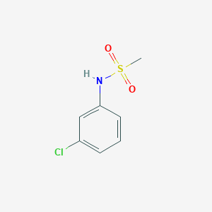 molecular formula C7H8ClNO2S B2596073 N-(3-chlorophenyl)methanesulfonamide CAS No. 7022-21-1