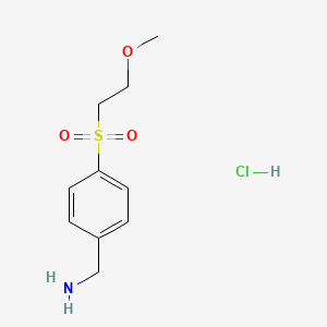 [4-(2-Methoxyethanesulfonyl)phenyl]methanamine hydrochloride