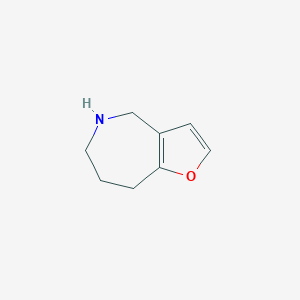 molecular formula C8H11NO B2596092 4H,5H,6H,7H,8H-furo[3,2-c]azepine CAS No. 82878-22-6