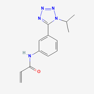 N-[3-(1-Propan-2-yltetrazol-5-yl)phenyl]prop-2-enamide