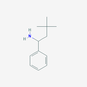 3,3-Dimethyl-1-phenylbutan-1-amine