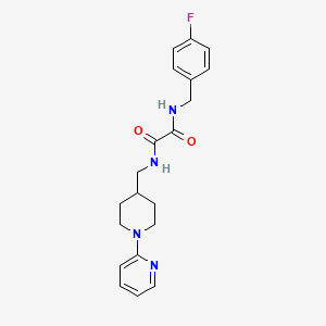 N1-(4-fluorobenzyl)-N2-((1-(pyridin-2-yl)piperidin-4-yl)methyl)oxalamide