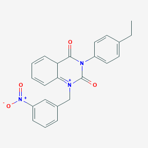 3-(4-Ethylphenyl)-1-[(3-nitrophenyl)methyl]-1,2,3,4-tetrahydroquinazoline-2,4-dione