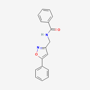 N-((5-phenylisoxazol-3-yl)methyl)benzamide