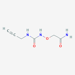 2-(Prop-2-ynylcarbamoylamino)oxyacetamide