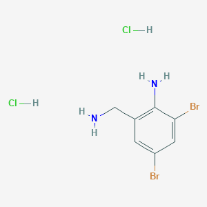 2-(Aminomethyl)-4,6-dibromoaniline dihydrochloride