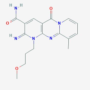 2-Imino-1-(3-methoxypropyl)-10-methyl-5-oxo-1,6-dihydropyridino[2,3-d]pyridino [1,2-a]pyrimidine-3-carboxamide