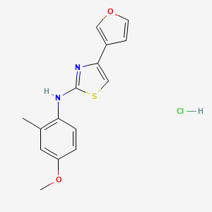 4-(furan-3-yl)-N-(4-methoxy-2-methylphenyl)thiazol-2-amine hydrochloride