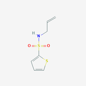 molecular formula C7H9NO2S2 B2596295 N-(prop-2-en-1-yl)thiophene-2-sulfonamide CAS No. 140938-40-5