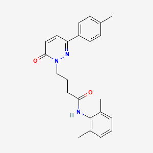B2596323 N-(2,6-dimethylphenyl)-4-(6-oxo-3-(p-tolyl)pyridazin-1(6H)-yl)butanamide CAS No. 946216-65-5