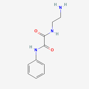 molecular formula C10H13N3O2 B2596348 N-(2-aminoethyl)-N'-phenylethanediamide CAS No. 1096887-55-6