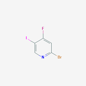 molecular formula C5H2BrFIN B2596424 2-Bromo-4-fluoro-5-iodopyridine CAS No. 1807008-60-1