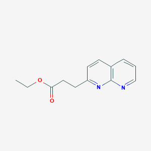 Ethyl 3-(1,8-naphthyridin-2-yl)propanoate