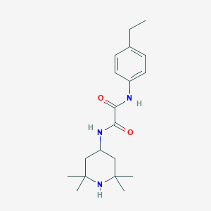molecular formula C19H29N3O2 B259649 N-(4-Ethylphenyl)-N'-(2,2,6,6-tetramethyl-4-piperidyl)oxamide 