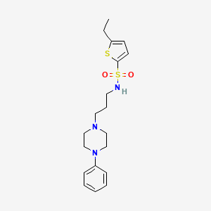5-ethyl-N-(3-(4-phenylpiperazin-1-yl)propyl)thiophene-2-sulfonamide