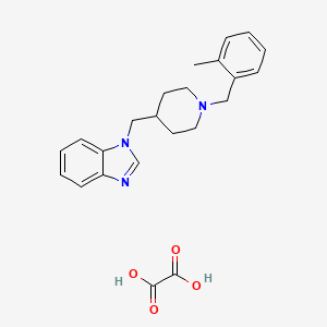 1-((1-(2-methylbenzyl)piperidin-4-yl)methyl)-1H-benzo[d]imidazole oxalate