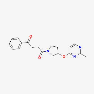 1-{3-[(2-Methylpyrimidin-4-yl)oxy]pyrrolidin-1-yl}-4-phenylbutane-1,4-dione