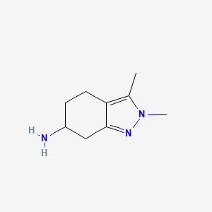 2,3-Dimethyl-4,5,6,7-tetrahydroindazol-6-amine
