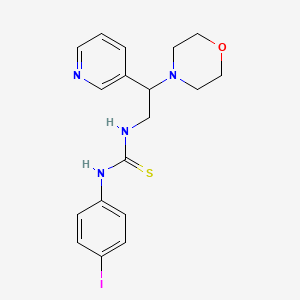 1-(4-Iodophenyl)-3-(2-morpholino-2-(pyridin-3-yl)ethyl)thiourea