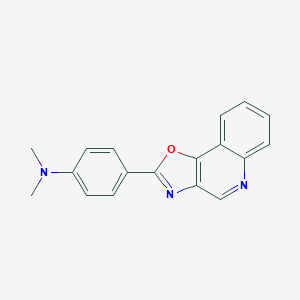 molecular formula C18H15N3O B259685 N,N-dimethyl-4-([1,3]oxazolo[4,5-c]quinolin-2-yl)aniline 
