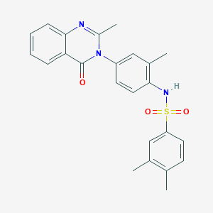 3,4-dimethyl-N-(2-methyl-4-(2-methyl-4-oxoquinazolin-3(4H)-yl)phenyl)benzenesulfonamide