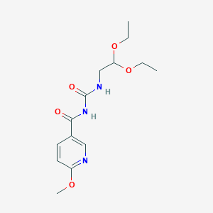 N-(2,2-diethoxyethyl)-N'-[(6-methoxy-3-pyridinyl)carbonyl]urea