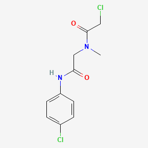 2-[(2-chloroacetyl)-methylamino]-N-(4-chlorophenyl)acetamide