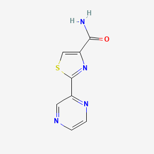 2-(Pyrazin-2-yl)thiazole-4-carboxamide