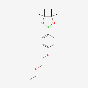 2-[4-(2-Ethoxyethoxy)phenyl]-4,4,5,5-tetramethyl-1,3,2-dioxaborolane