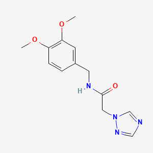 N-(3,4-dimethoxybenzyl)-2-(1H-1,2,4-triazol-1-yl)acetamide