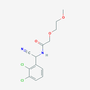 N-[Cyano-(2,3-dichlorophenyl)methyl]-2-(2-methoxyethoxy)acetamide