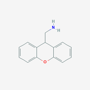molecular formula C14H13NO B025970 9H-Xanthene-9-methanamine CAS No. 100866-28-2