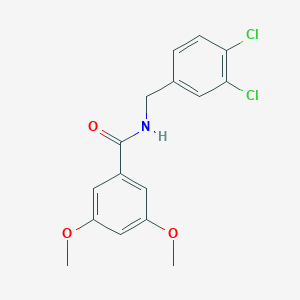 molecular formula C16H15Cl2NO3 B259716 N-(3,4-dichlorobenzyl)-3,5-dimethoxybenzamide 
