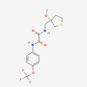 N1-((3-methoxytetrahydrothiophen-3-yl)methyl)-N2-(4-(trifluoromethoxy)phenyl)oxalamide