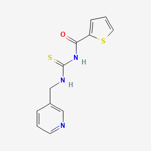 N-(3-pyridinylmethyl)-N'-(2-thienylcarbonyl)thiourea