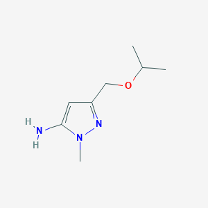 3-(isopropoxymethyl)-1-methyl-1H-pyrazol-5-amine