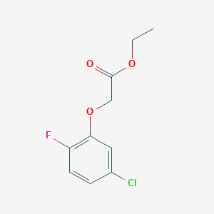 molecular formula C10H10ClFO3 B2597241 Ethyl 2-(5-chloro-2-fluorophenoxy)acetate CAS No. 1531209-75-2