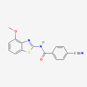 4-Cyano-N-(4-methoxybenzo[d]thiazol-2-yl)benzamide