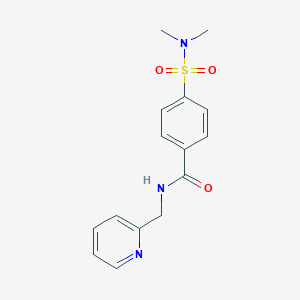 4-(dimethylsulfamoyl)-N-(pyridin-2-ylmethyl)benzamide