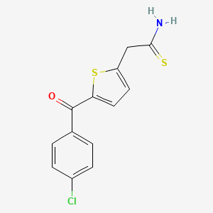 2-[5-(4-Chlorobenzoyl)-2-thienyl]ethanethioamide