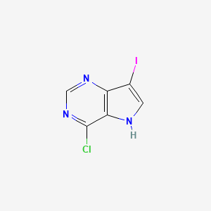 4-Chloro-7-iodo-5H-pyrrolo[3,2-d]pyrimidine