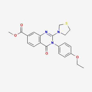4-[6-(4-fluorophenoxy)pyridazin-3-yl]-N-isobutylbenzamide