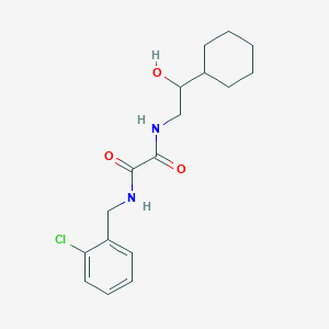 molecular formula C17H23ClN2O3 B2597359 N1-(2-chlorobenzyl)-N2-(2-cyclohexyl-2-hydroxyethyl)oxalamide CAS No. 1351614-06-6