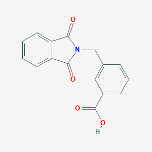 molecular formula C16H11NO4 B025974 3-(1,3-二氧代-1,3-二氢-异吲哚-2-基甲基)-苯甲酸 CAS No. 106352-01-6