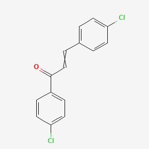 molecular formula C15H10Cl2O B2597432 1,3-Bis(4-chlorophenyl)prop-2-en-1-one CAS No. 102692-35-3; 19672-59-4