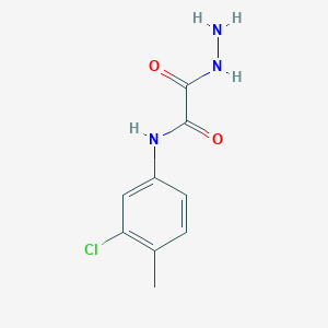 molecular formula C9H10ClN3O2 B2597577 N-(3-chloro-4-methylphenyl)-1-(hydrazinecarbonyl)formamide CAS No. 828273-69-4