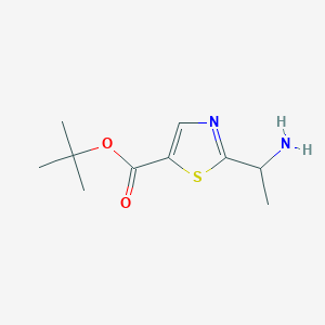 Tert-butyl 2-(1-aminoethyl)-1,3-thiazole-5-carboxylate