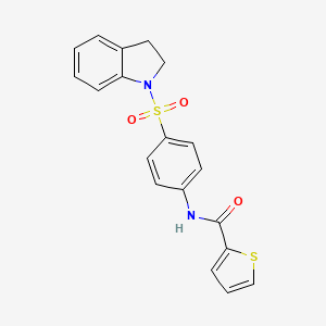 N-[4-(2,3-dihydro-1H-indol-1-ylsulfonyl)phenyl]-2-thiophenecarboxamide