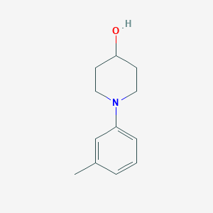 molecular formula C12H17NO B2597752 1-(3-Methylphenyl)piperidin-4-ol CAS No. 1226190-49-3